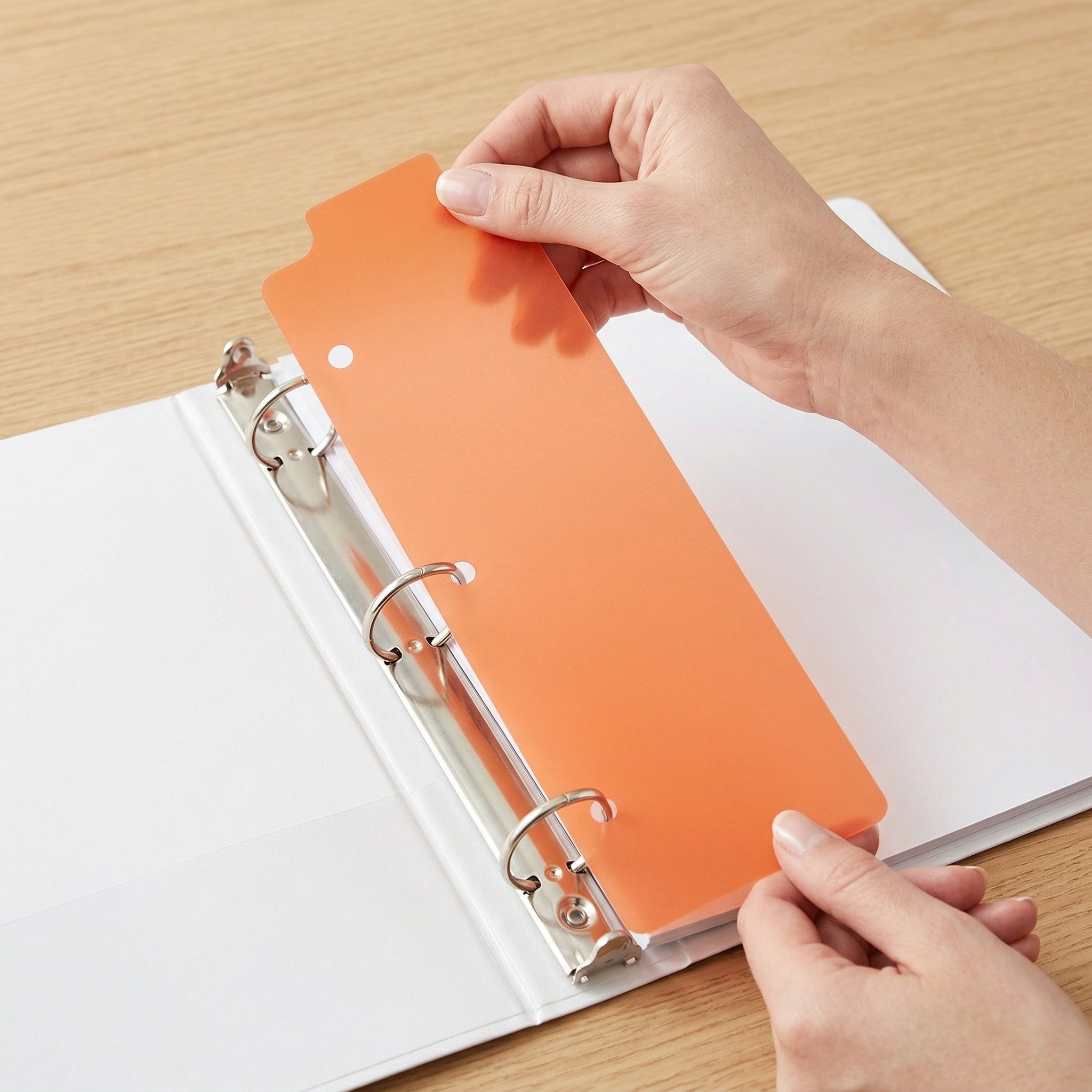 Index Tab Divider - 15 szt. Plastikowe przekładki do segregatora,