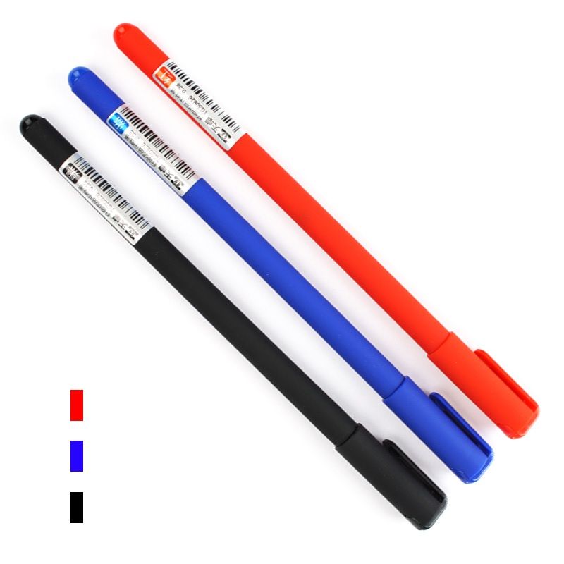 Stationery Supply Business - Czarny długopis żelowy dla studentów, narzędzie