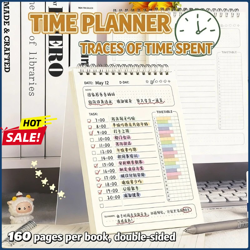 Office Stationery Supply List - 2 SZT. Planer Spiralny A5 Notatnik