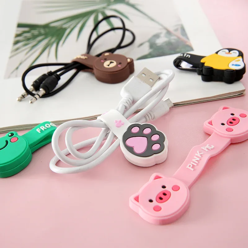 Bookmark Magnetic Clip - Magnetyczny organizer na kable Zwierzęta Uchwyt