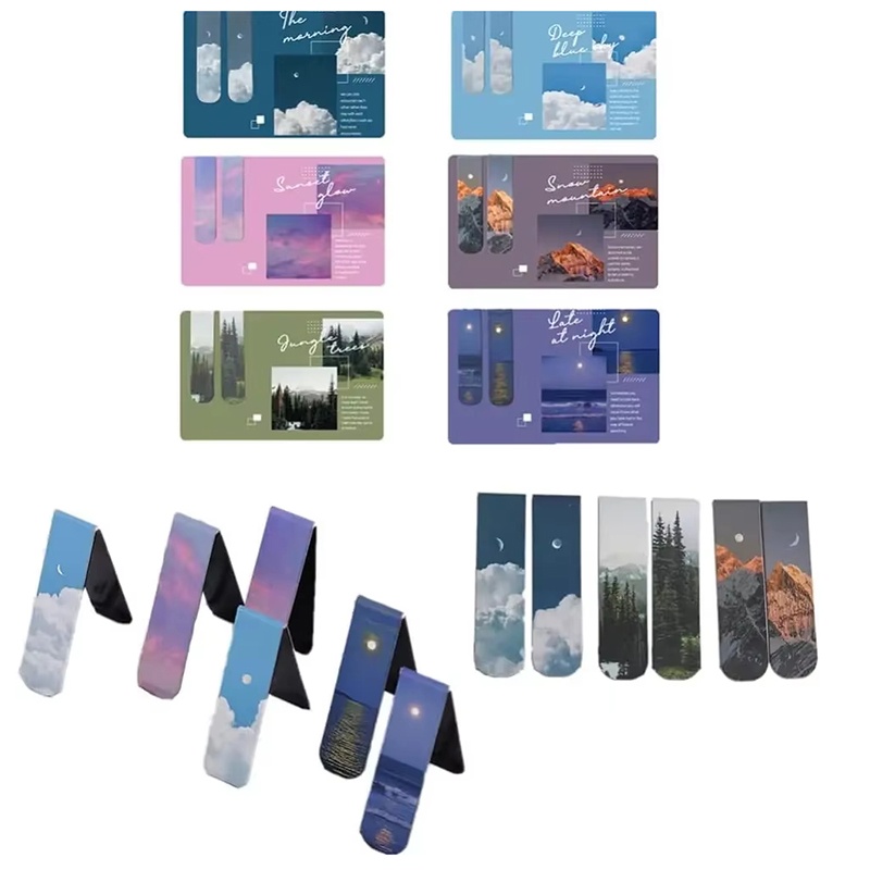 Bookmark Magnetic Clip - 2 szt. Magnetyczne zakładki do książek