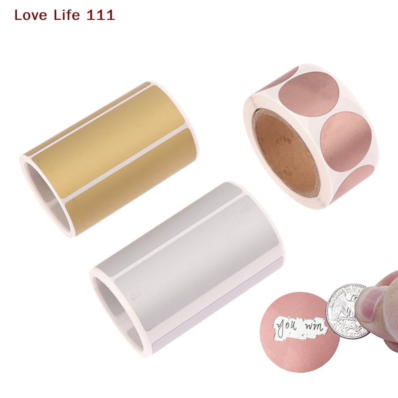 Sticker Label Roll - Nowe naklejki z efektem zdrapywania, 300