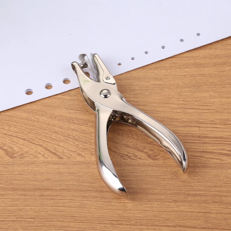 Paper Punch 3 Hole - Dziurkacz 3/6mm Przenośny Dziurkacz Jednootworowy do
