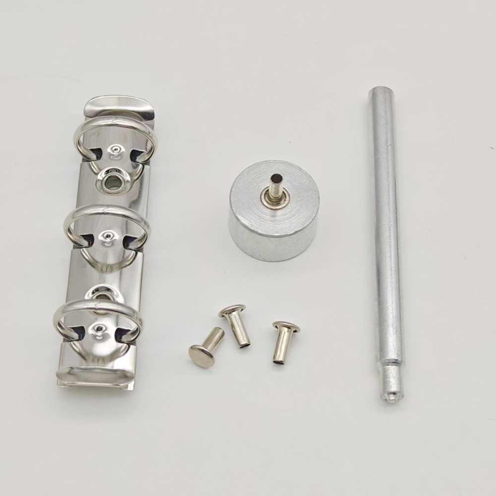 Binder Clip Assorted - 20 szt. Kolorowych metalowych nitów do