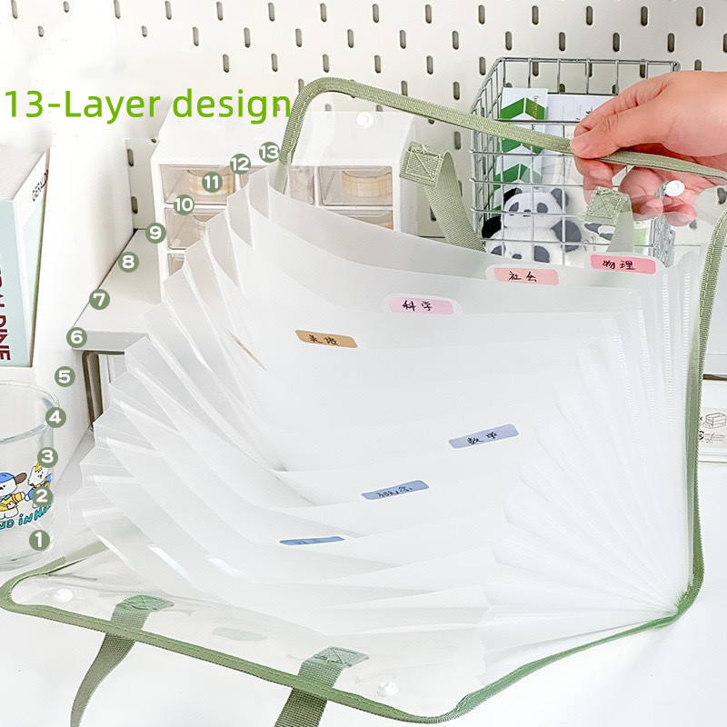 Office Stationery And Supply - 13-warstwowa teczka A4 do przechowywania teczek