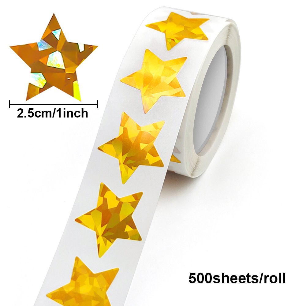 JCAC 500 sztuk/rolka 1 cal Hol – Sticker Label Roll recenzja i cena