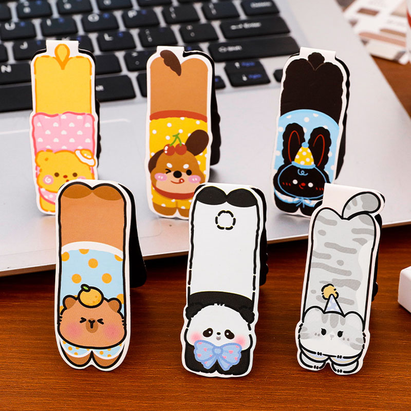 6 szt. Kawaii Urocze Magnetycz – Bookmark Magnetic Clip recenzja i cena