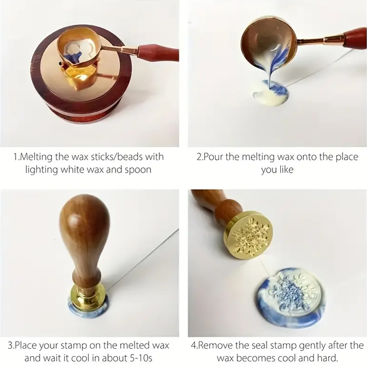 100 sztuk / worek Zestaw koral – Wax Seal Stamp Kit recenzja i cena