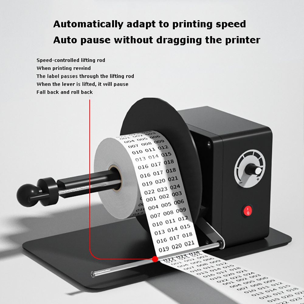 Automatyczna nawijarka etykiet – Sticker Label Roll recenzja i cena