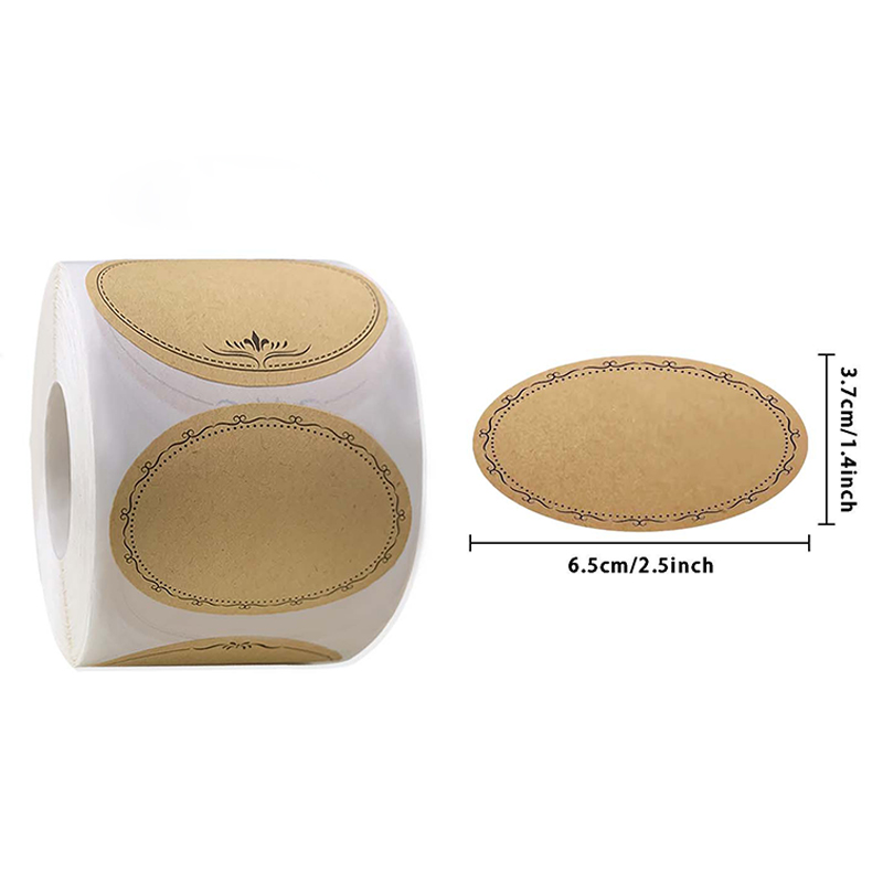 250 Naklejek/Rolka 6,35*3,55cm – Sticker Label Roll recenzja i cena
