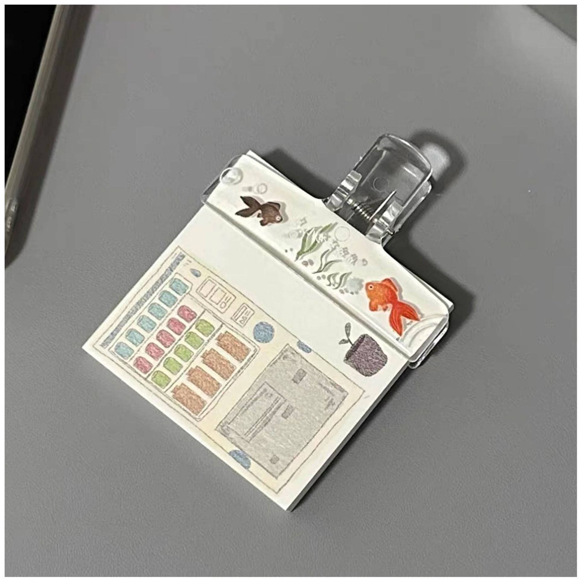 Przezroczyste akrylowe klipsy  – Binder Clip Assorted recenzja i cena