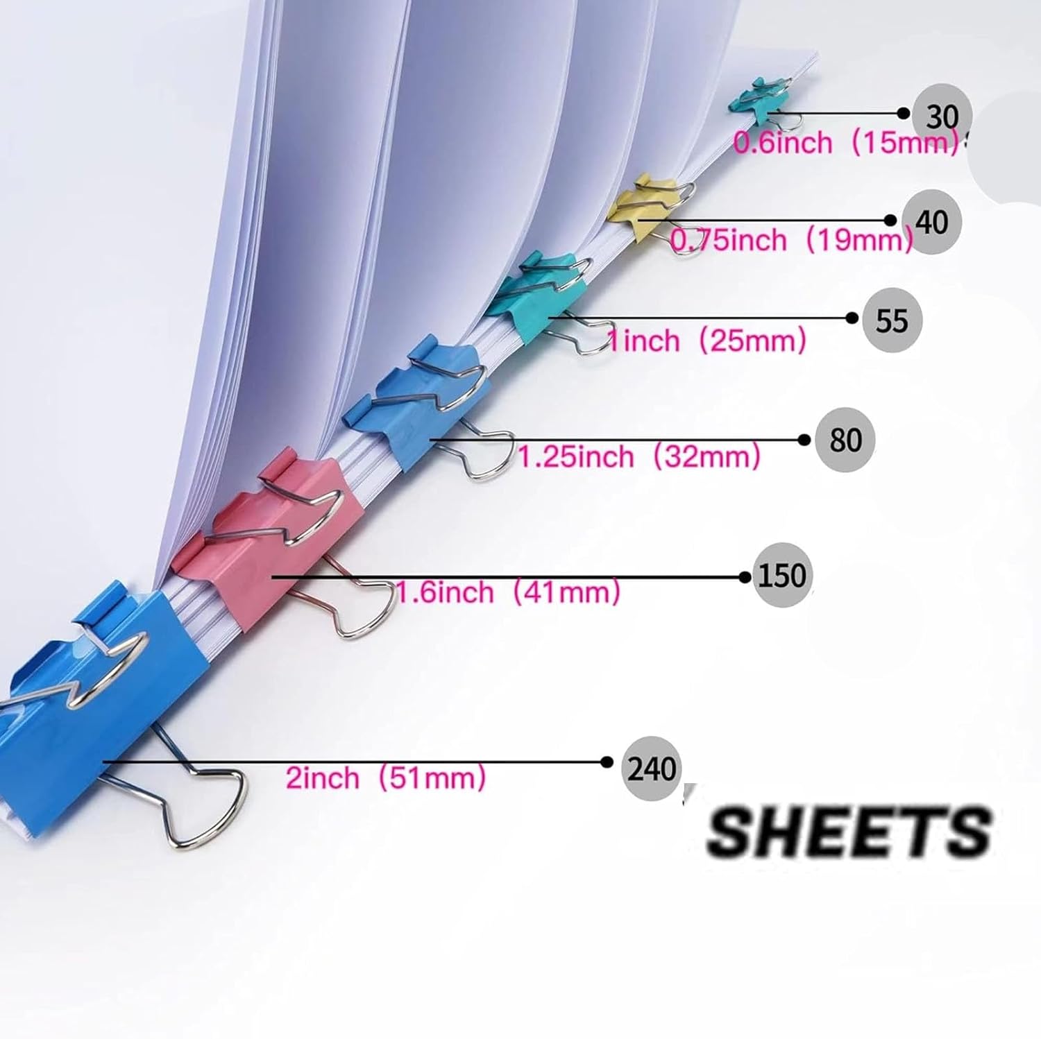 Klipsy do składania dokumentów – Binder Clip Assorted recenzja i cena