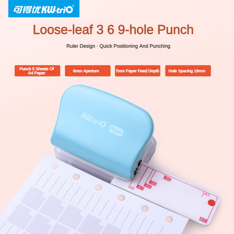 KW-Trio A5 B5 A6 3-otworowy 6- – Paper Punch 3 Hole recenzja i cena