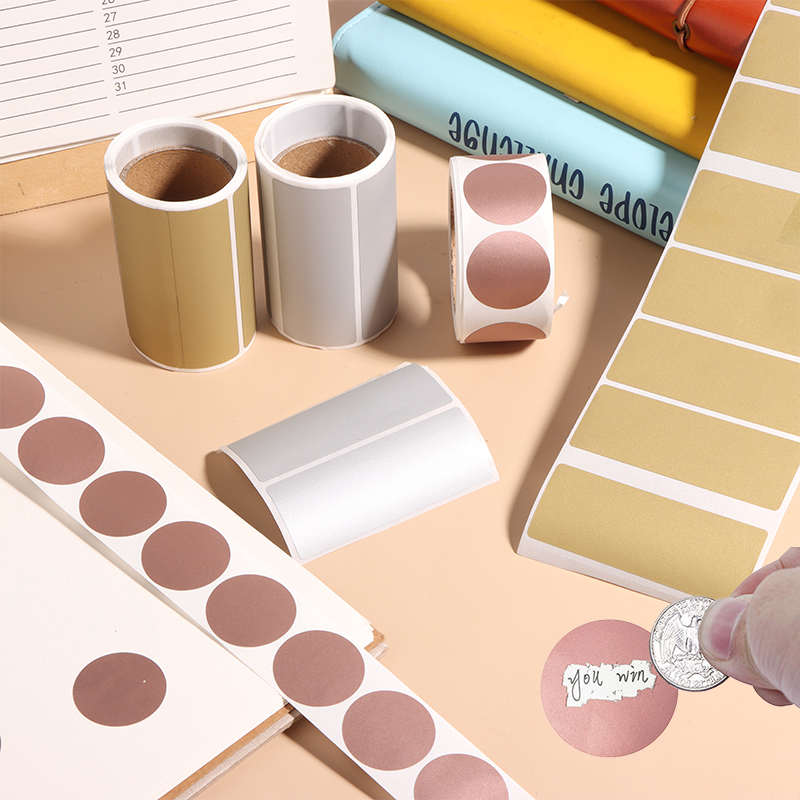 Nowe naklejki z efektem zdrapy – Sticker Label Roll recenzja i cena