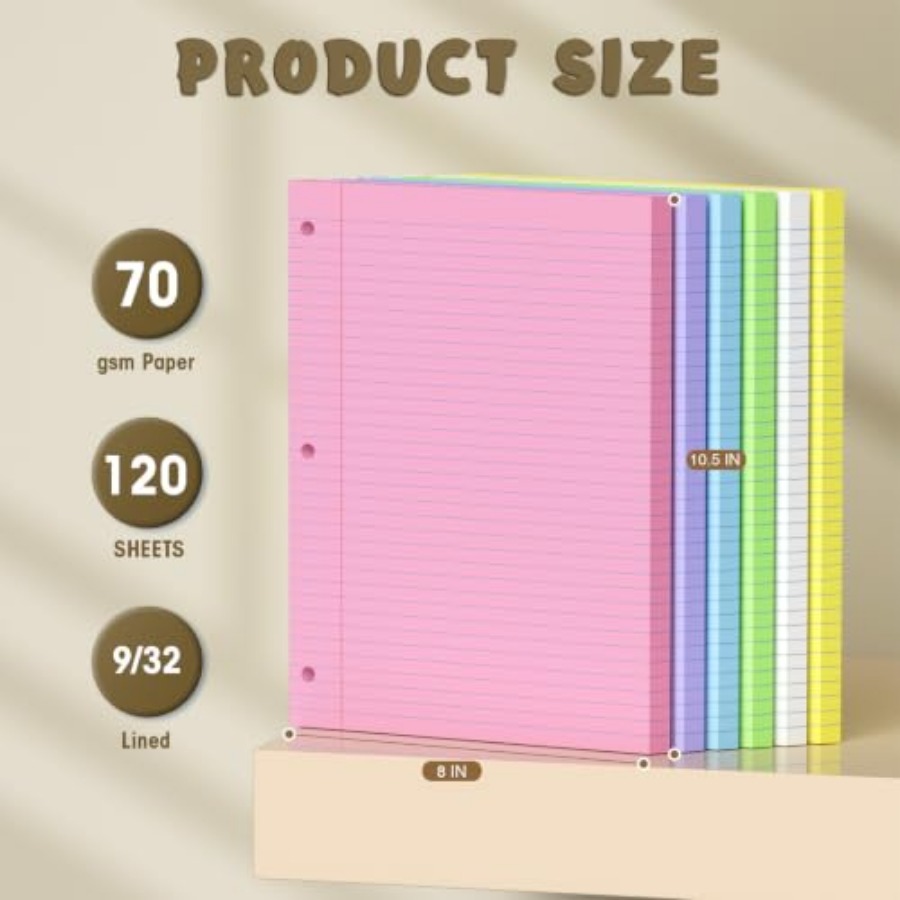 120 arkuszy kolorowego papieru – Paper Punch 3 Hole recenzja i cena