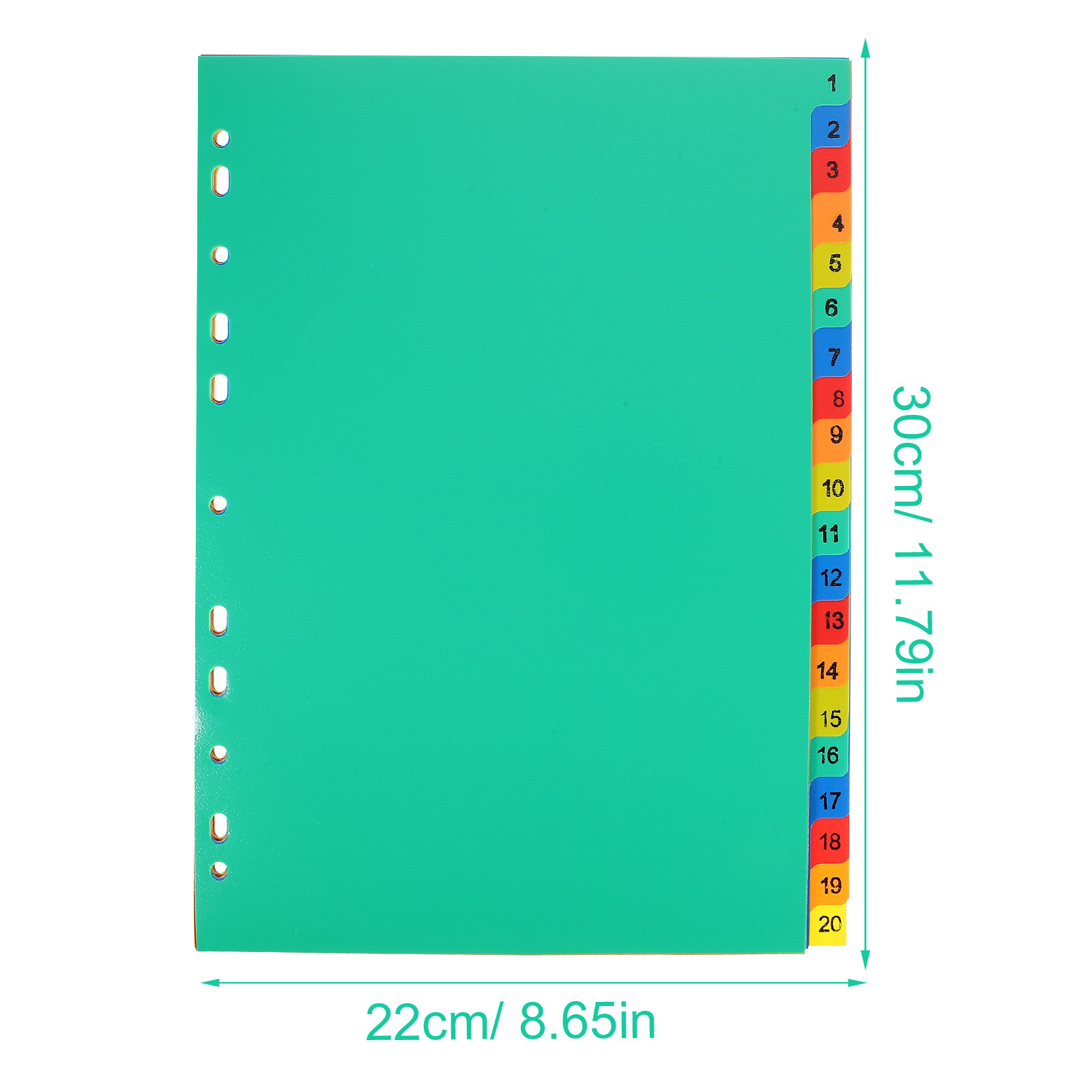 20 sztuk kolorowych przekładek – Index Tab Divider recenzja i cena