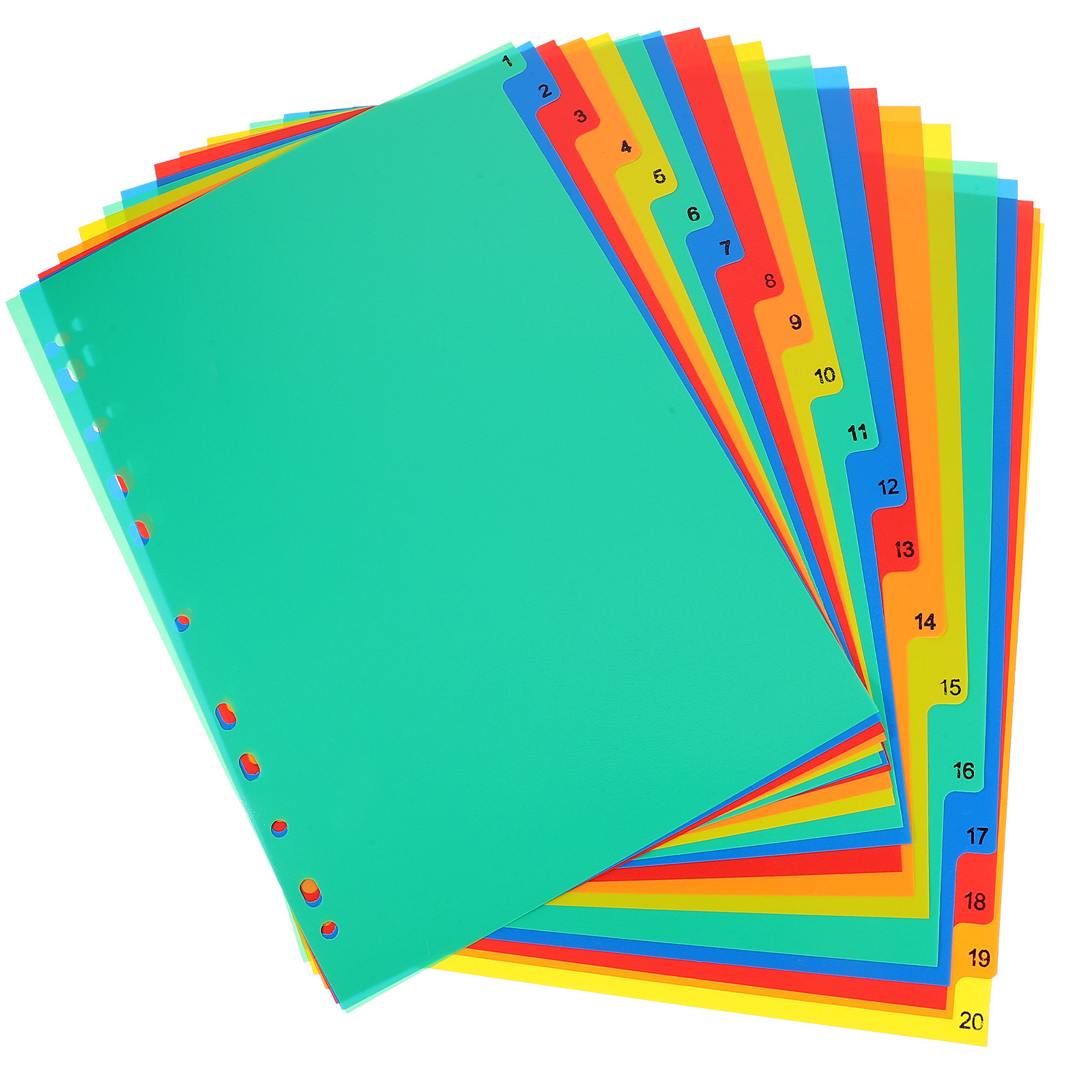 20 sztuk kolorowych przekładek – Index Tab Divider recenzja i cena