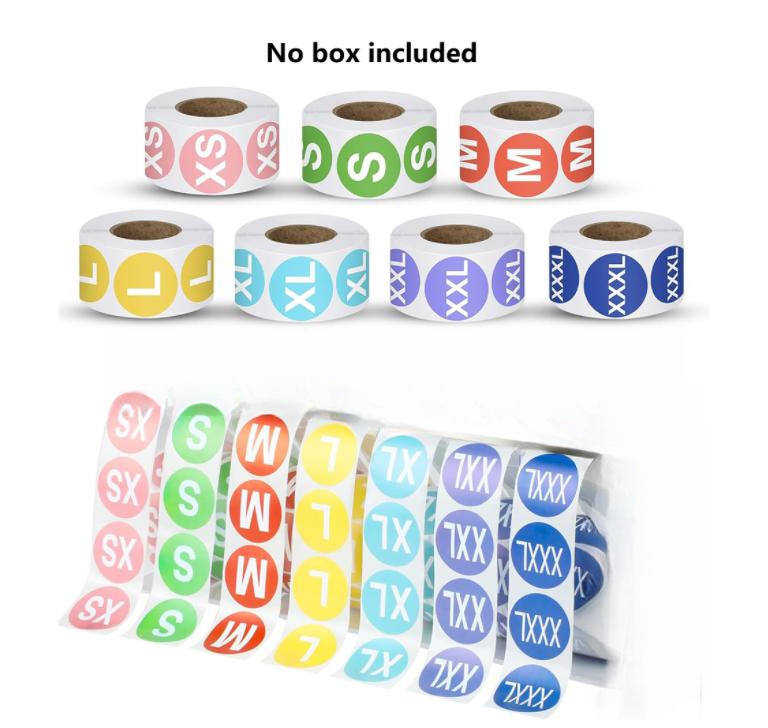 7 rolek 500 szt. kolorowych et – Sticker Label Roll recenzja i cena