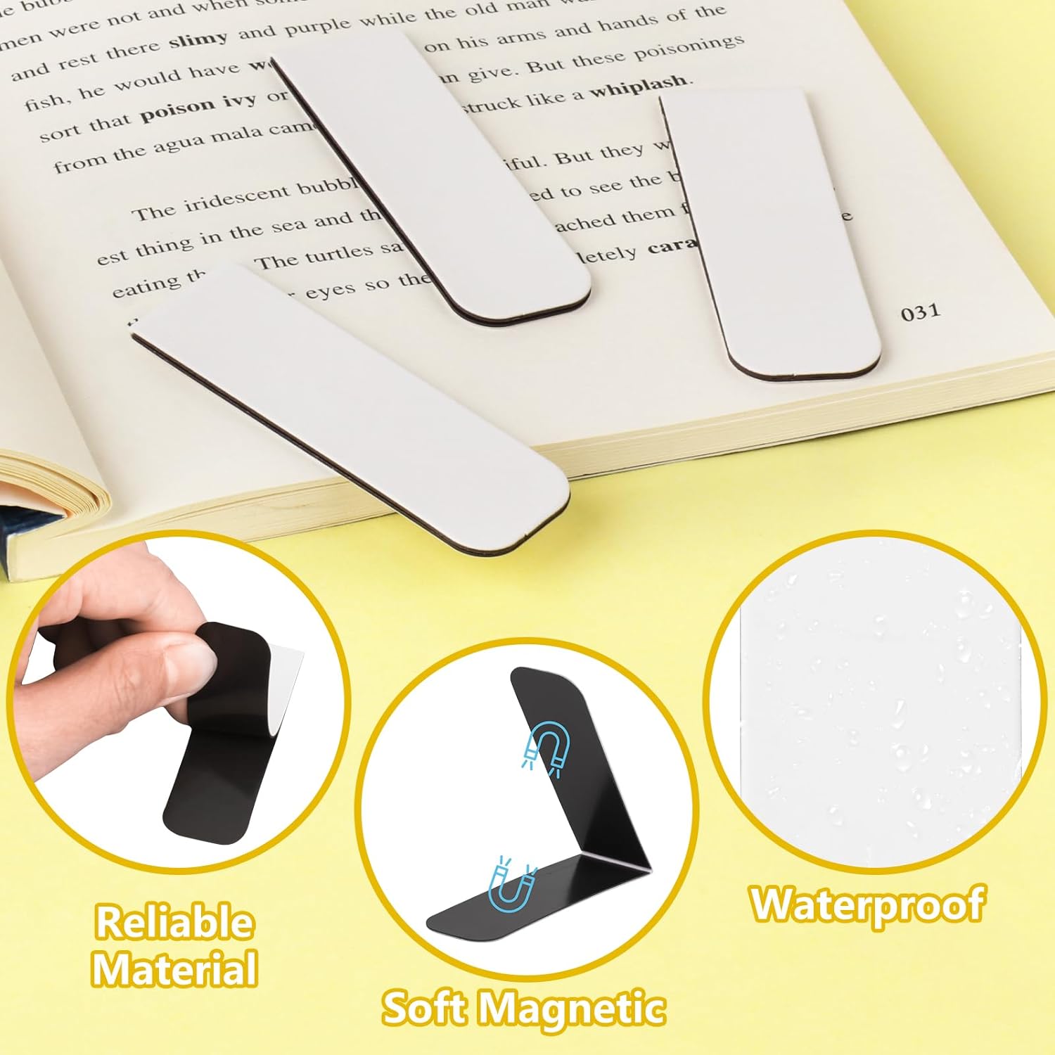 15 szt. Puste magnetyczne zakł – Bookmark Magnetic Clip recenzja i cena